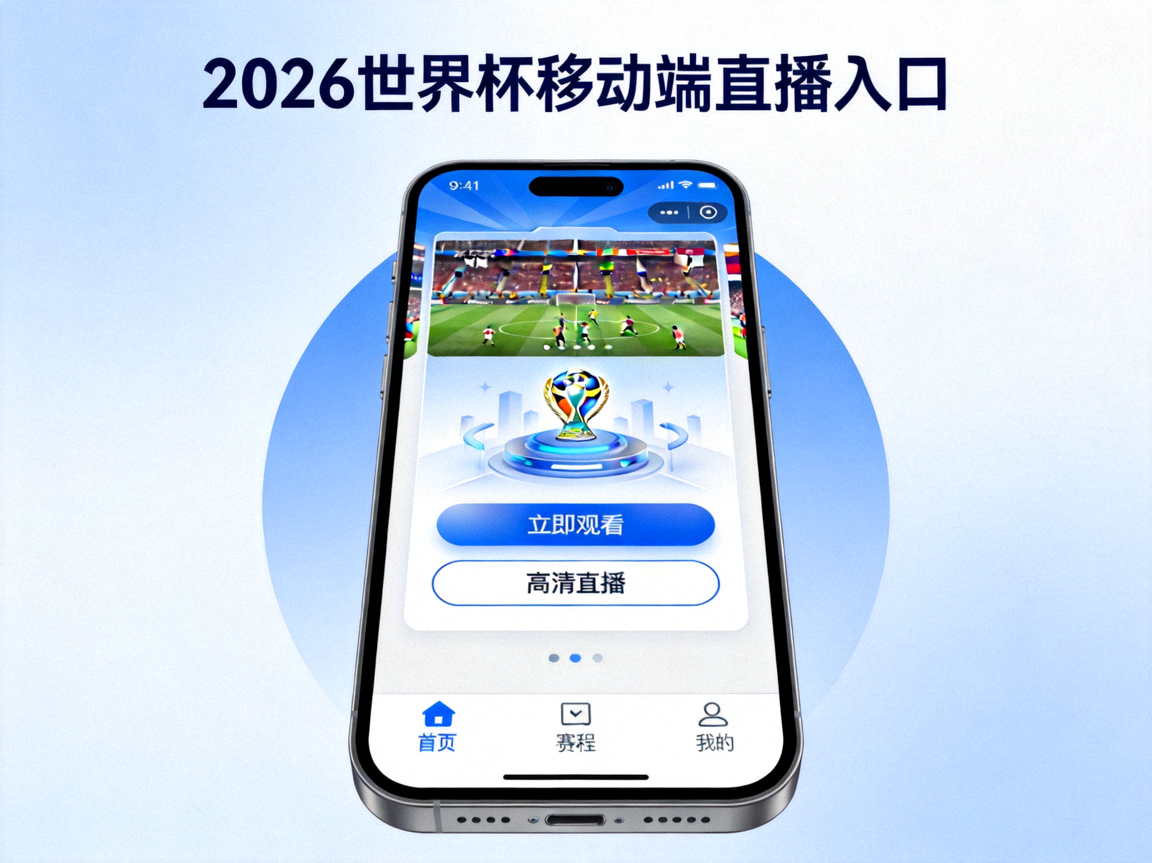 2026世界杯移动端直播入口，手机观赛